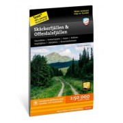 Skäckerfjällen & Offerdalsfjällen 1:50 000 Calazo